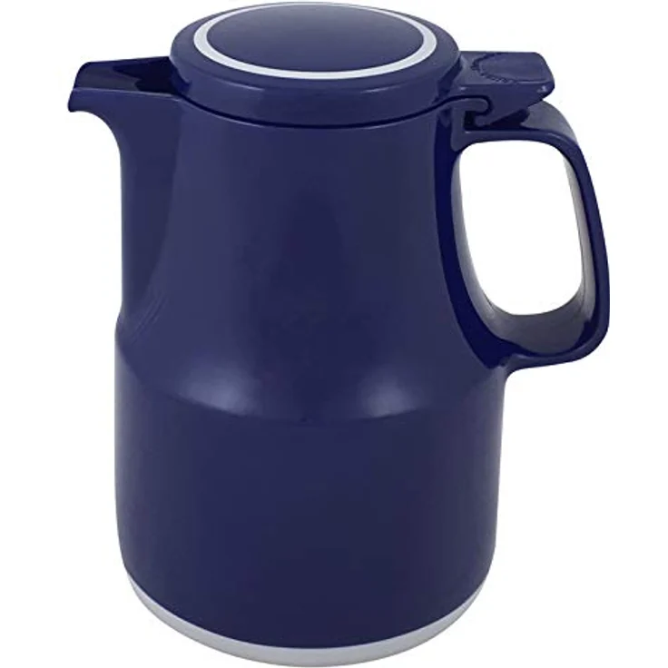 Helios Thermoboy Kunststoff-Isolierkanne mit Klappdeckel 0,3 l blau spülmaschinenfest – Bild 3