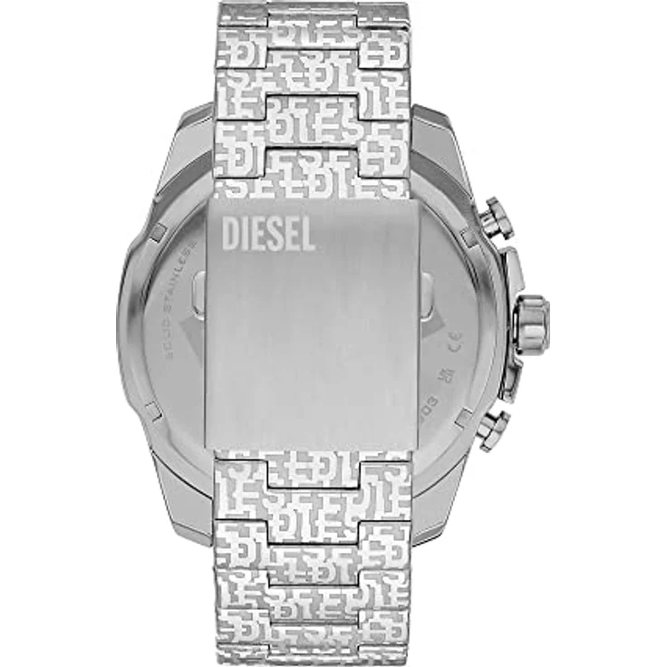 Diesel Herrenuhr Chronograph Mega Chief Edelstahl, DZ4636 – Bild 3