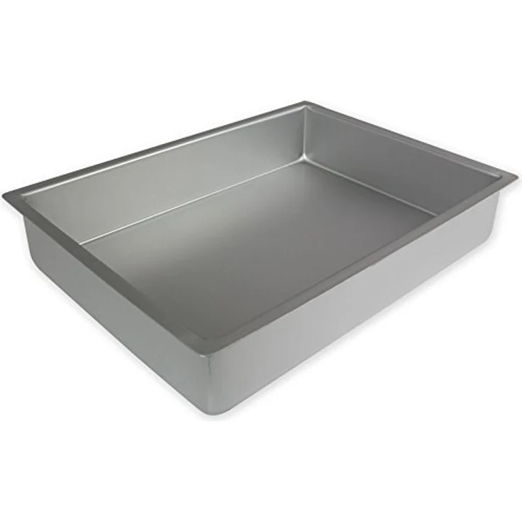 PME OBL09132 Längliche Aluminium-Backform 229 x 330 x 51 mm, Silver, 23 x 33 x 5 cm – Bild 3