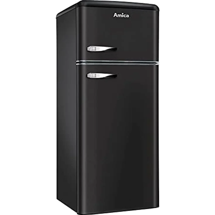 Amica KGC 15637 MS Kühl-Gefrierkombination, freistehend, mattschwarz, Retrodesign, Energieklasse E – Bild 7