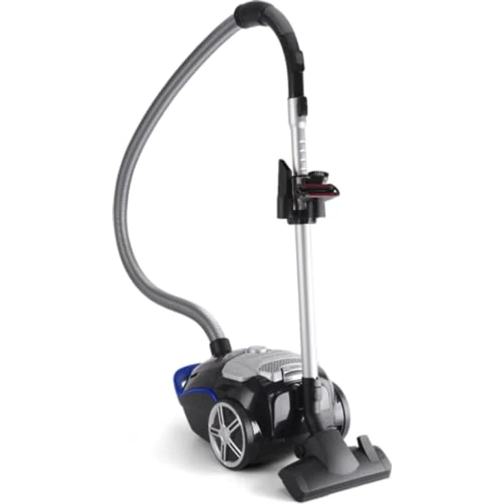 Fakir Blue Vac Power TS 721 Staubsauger mit Beutel, HEPA 14 Filter, 12 m Aktionsradius, Blau, 800 Watt, 69dB(A) leise, Zubehörfach – Bild 3