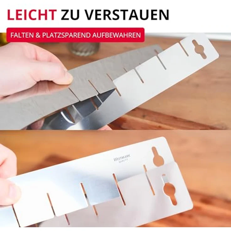 Westmark Herzbackform, Größenverstellbar, Rostfreier Edelstahl, Silber, 31342270 – Bild 11