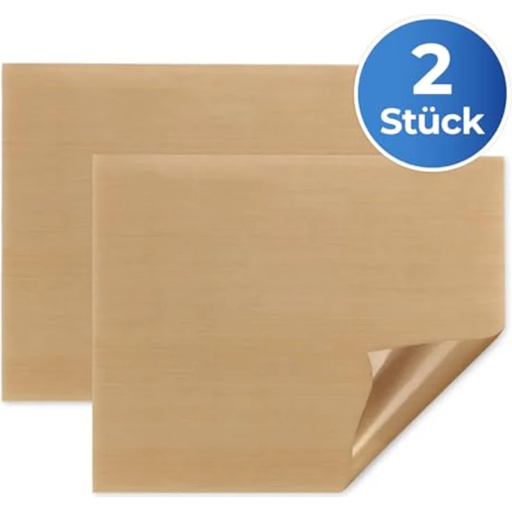 WENKO Dauer-Backfolie Braun, 2er Set Backpapier wiederverwendbar Antihaft – Bild 2