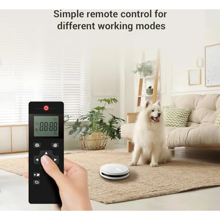 EZVIZ RC3 PLUS, Staubsauger Roboter, Weiss – Bild 7