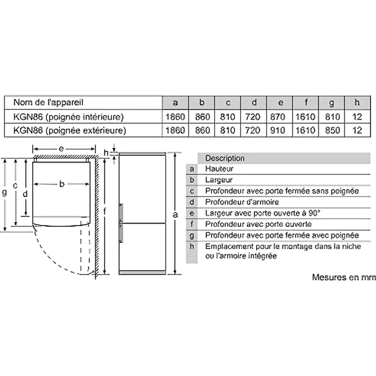 Bosch KGN86AIDR Serie 6 Kühl-Gefrierkombination, freistehend, Energieklasse D – Bild 8