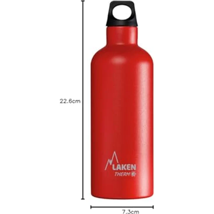 Laken Trinkflasche Futura Schmal, Red, 0.5 Liter, TE5R – Bild 9