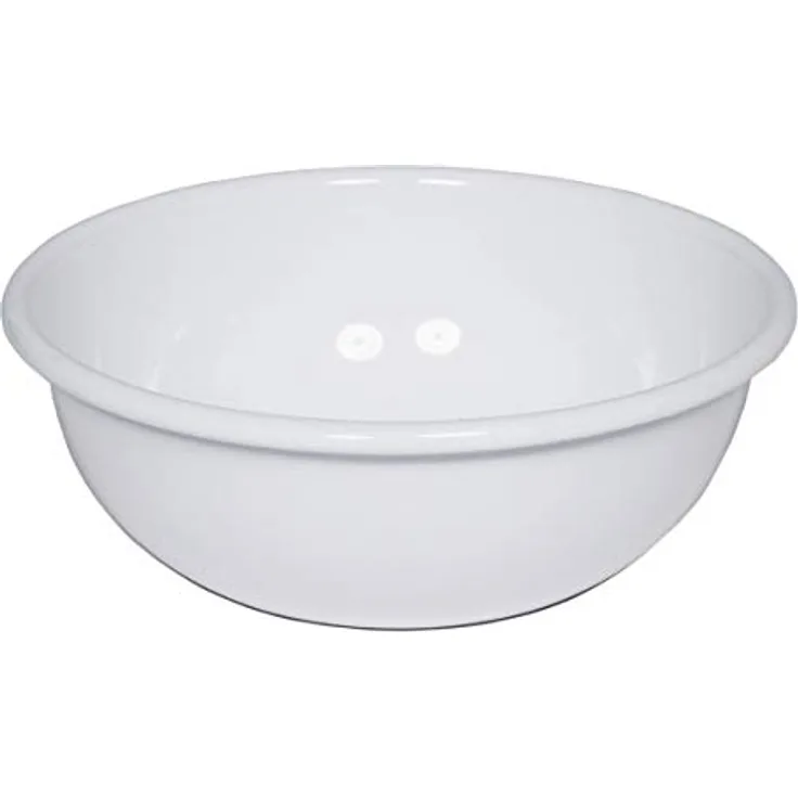 Riess, 0303-033, Küchenschüssel 14, CLASSIC-WEISS, Durchmesser 14 cm, Höhe 5.1 cm, Emaille, weiß, Induktion