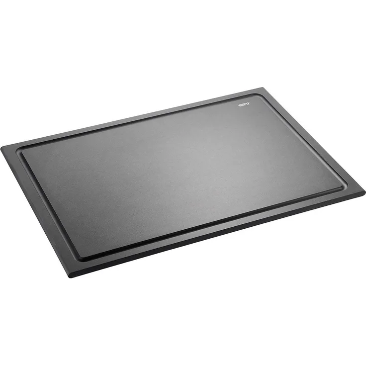 GEFU Schneidebrett SLIZE, Holzpapierfaser, nachhaltig: 80 % recyceltes Material, Saftrille