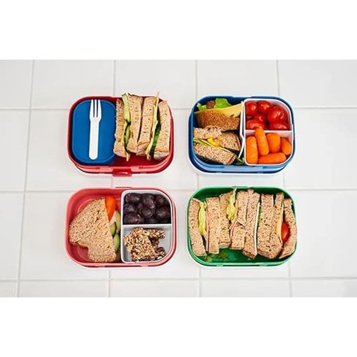 Avengers Ironman Captain America Hulk Lunch-Set Trinkflasche und Brotdose 2 Fächer – Bild 8