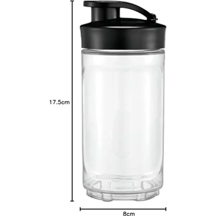 WMF Kult X Mix & Go - Küchenminis Trinkflasche, 300 ml, Mixbehälter, Tritan-Kunststoff, BPA-frei, bruchsicher – Bild 6