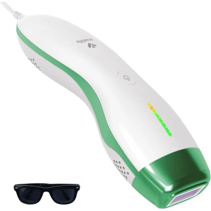 TrueLife BELLE IPL E3 IPL Geräte Haarentfernung Laser, 600.000 Lichtimpulse, 5 Lichtstärken, Schmerzfreie Haarentfernung Laser für alle Körperteile, Automatischer, manueller Modus, Augenschutzsensor – Bild 1