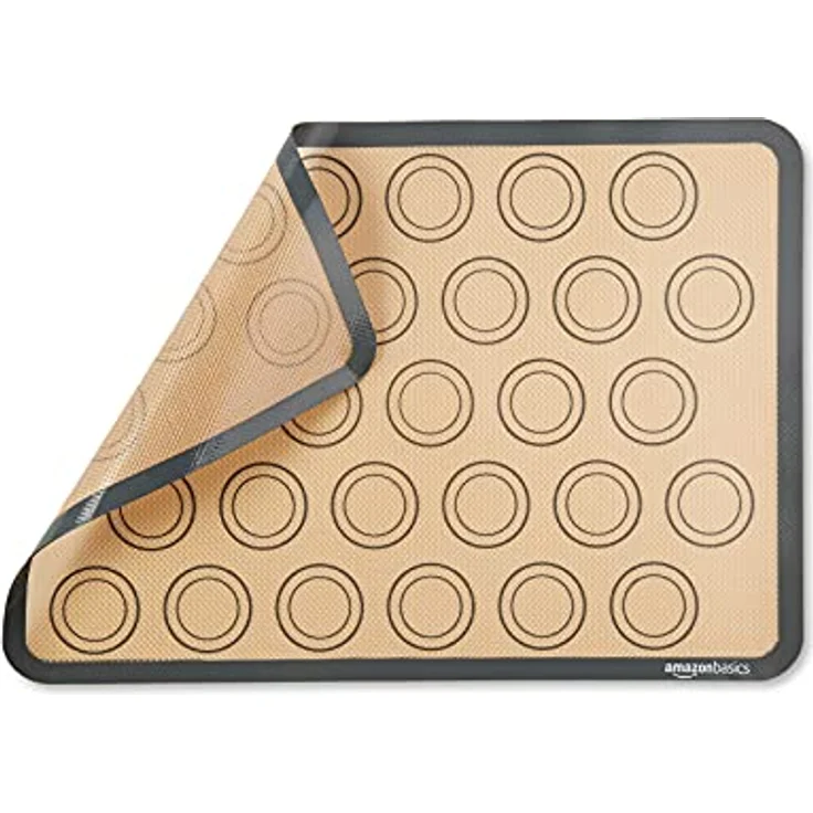 AmazonBasics Backmatte für Macarons aus Silikon, 2 Stück – Bild 3