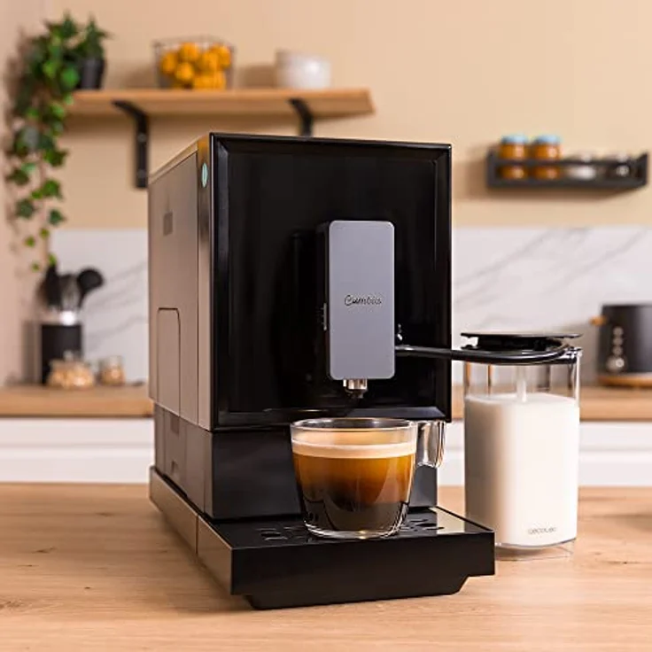 Cecotec Superautomatische Kaffeemaschine Power Matic-ccino Cremma, 1470 W, 19 Bar, integrierte Mühle, Thermoblock, Verdampfer, 150 g Kaffee und 1,2 Liter Wasser, Milchtank – Bild 3