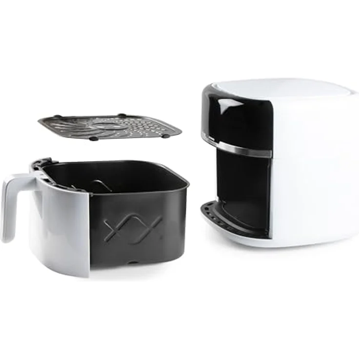 DOMO DO1148FR Deli-fryer/Heißluftfritteuse - 8 L - 1800 W - Weiß, Heißluft-Fritteuse mit Touch-Bedienung und 8 automatischen Programmen – Bild 4