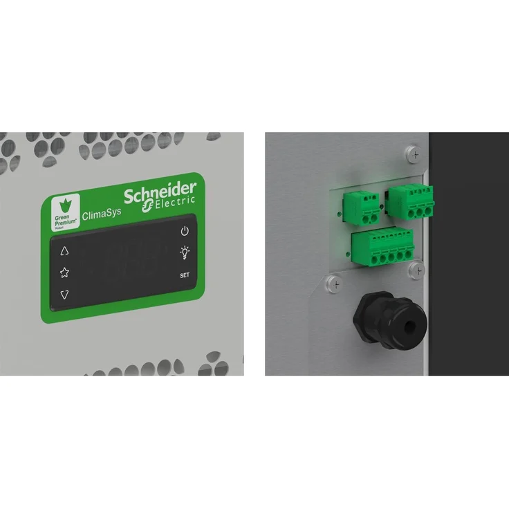 Schneider Electric NSYCUSP010DG, Klimaanlage Zubehör mit Regler, Temperatursensor und Modbus RS485 Modul, 6W Leistung, 230V
