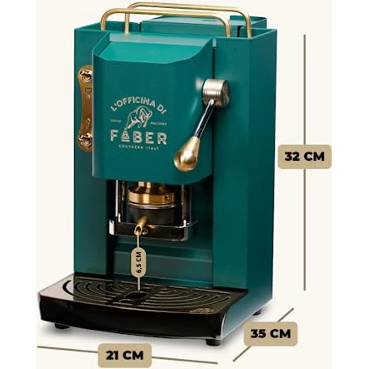 Faber Coffee Machines Pro Deluxe ESE Pad 44 mm, Espressomaschine mit einfacher Reinigung, Tassenwärmer, schnellem Aufheizen – Bild 4