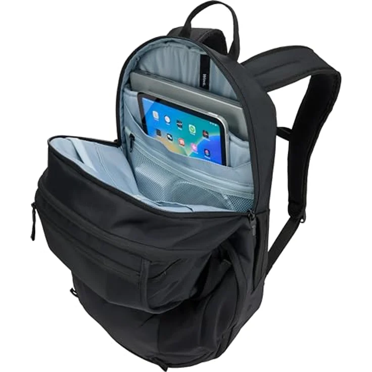 Thule EnRoute Rucksack, 49,5 cm mit Laptopfach, schwarz, 100% Nylon – Bild 5