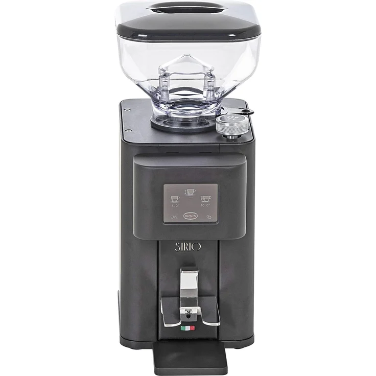 Quick Mill Sirio 085, Espressomühle mit 50mm Mahlscheiben und 2,8" TFT Display, schwarz