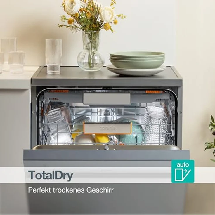 Gorenje GU663B90X Geschirrspüler Unterbau, 60cm, 16 Maßgedecke, intelligente Sensorik, TotalDry, Grau – Bild 9