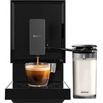 Cecotec Superautomatische Kaffeemaschine Power Matic-ccino Cremma, 1470 W, 19 Bar, integrierte Mühle, Thermoblock, Verdampfer, 150 g Kaffee und 1,2 Liter Wasser, Milchtank