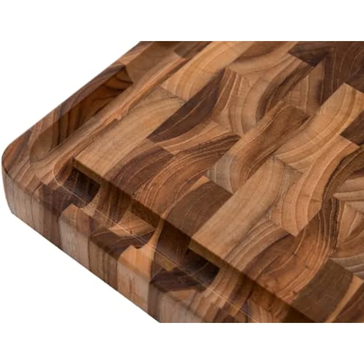 TRAMONTINA Schneidebrett Teak Stirnholz, 45 x 34 x 3 cm – Bild 8