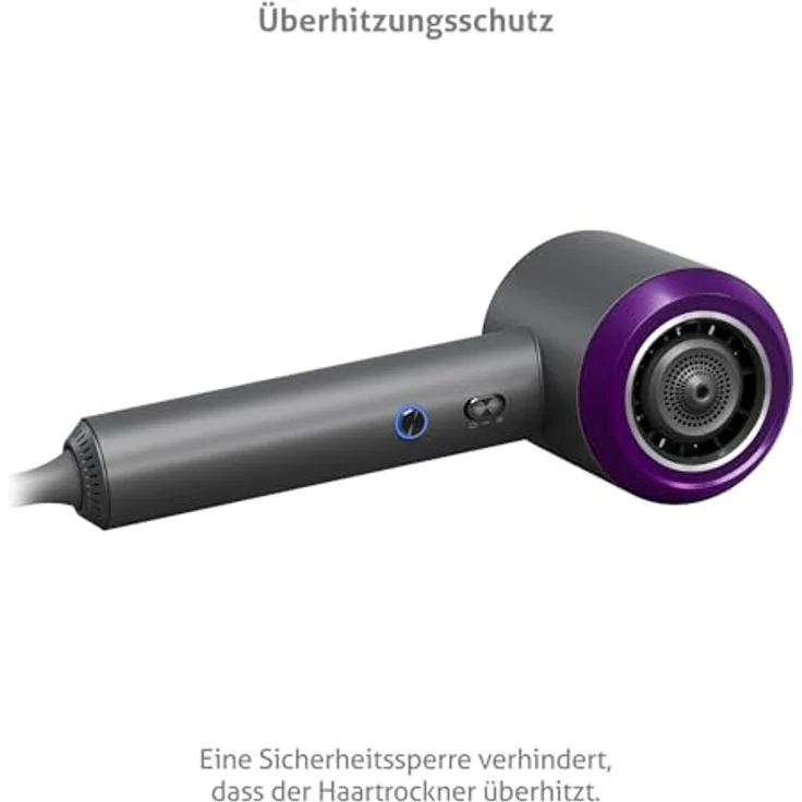 TrueLife Haartrockner TrueLife HairDryer D3, Ionisator, 2 Geschwindigkeiten, 4 Temperaturen, leise (schwarz) – Bild 4