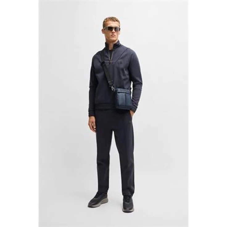 Hugo Boss Stormy Reporter Bag, Umhängetasche für Herren, DKLBLAU, verstellbarer Schultergurt, 16 x 20,5 x 4,5 cm – Bild 2