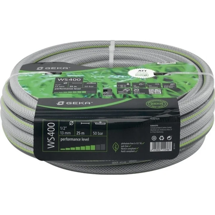 OTTO GEKA Wasserschlauch WS400, 25 m, Innen-Ø 19 mm, 5-lagig, druckfest mit Anti Twist Technologie