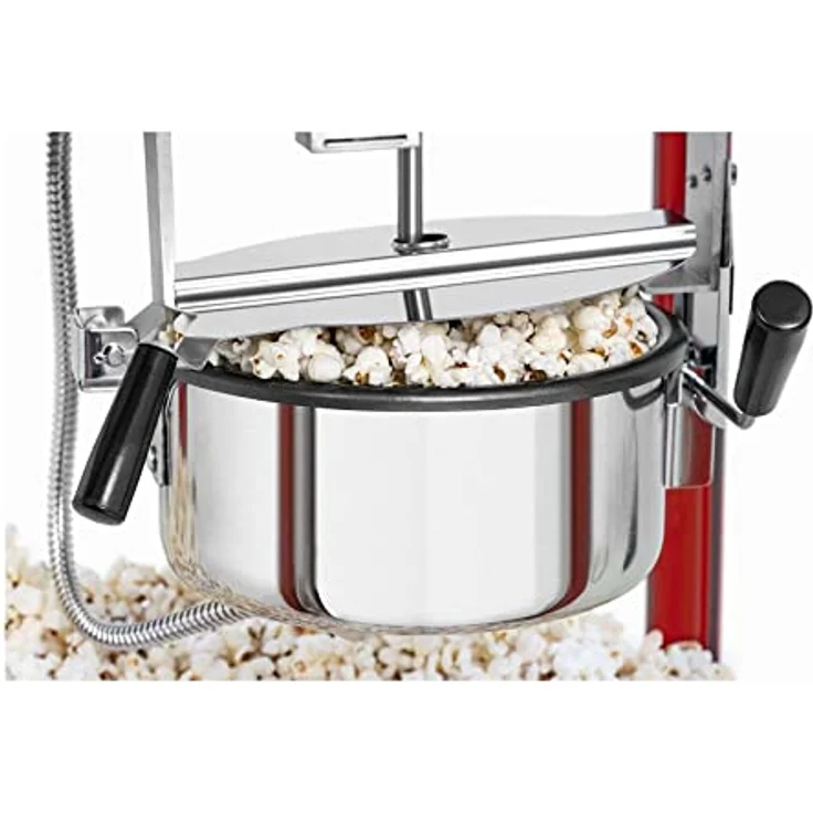 Royal Catering RCPC-16E Popcornmaschine Popcorn Maker Popcorn Bereiter Beheizter Auslage Rot – Bild 4