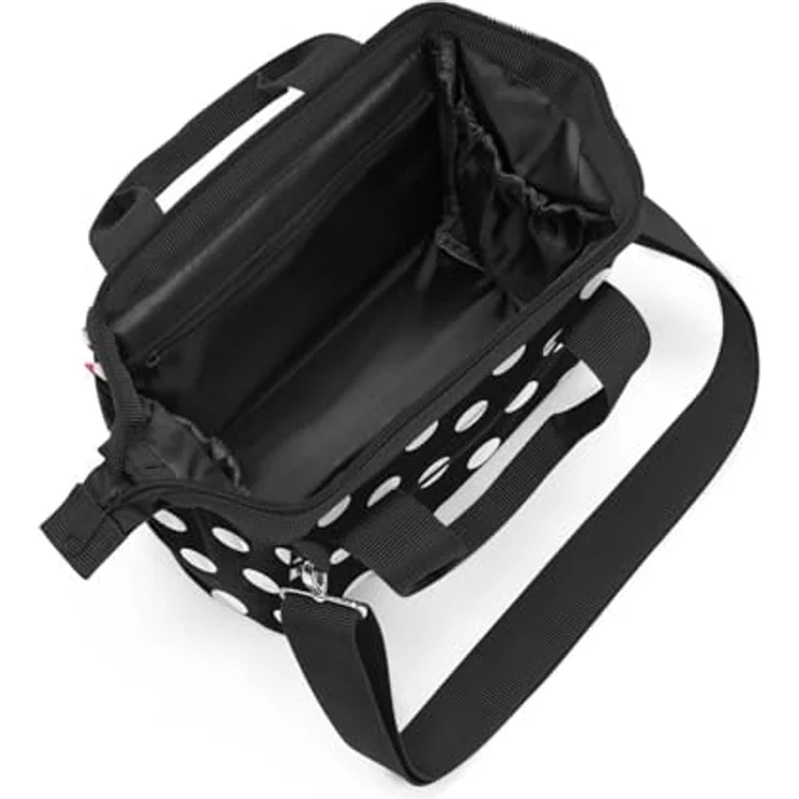 REISENTHEL® Umhängetasche Allrounder Cross Bag, Dots White, 4 Liter Volumen, wasserabweisend – Bild 3