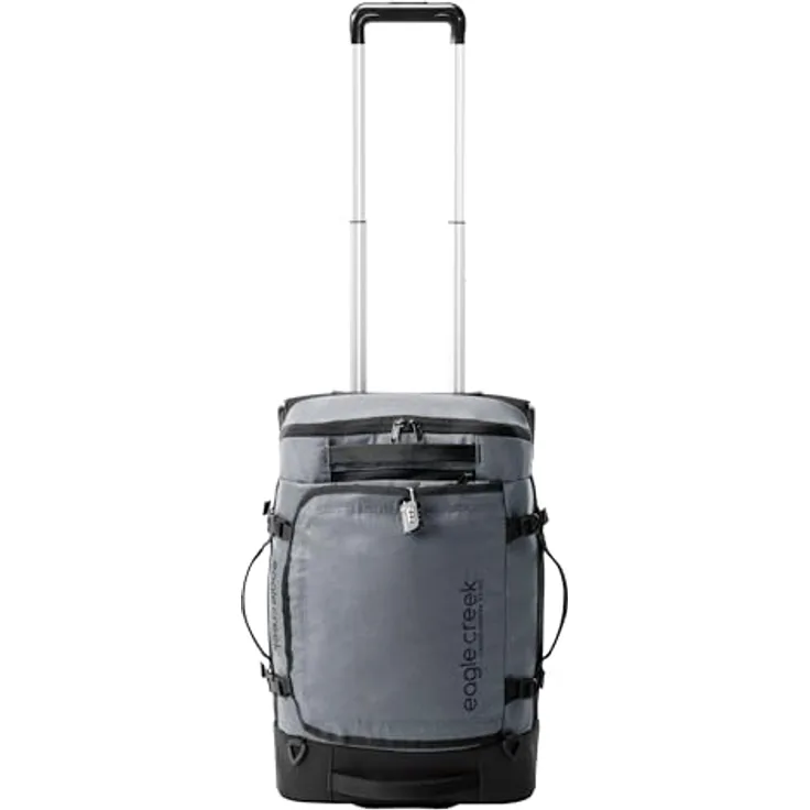 Eagle Creek Cargo Hauler XT Wheeled Duffel International Carry On - 36L Volumen I 2 Rollen I Ideal für EIN Wochenendtrip I Handgepäck | 20 x 35 x 54.5 cm | 36 L | Charcoal (012)