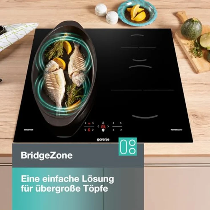 GORENJE Induktions-Kochfeld GI621FMC, 60 cm mit PowerBoost, BridgeZone und OptiZones, schwarz – Bild 9