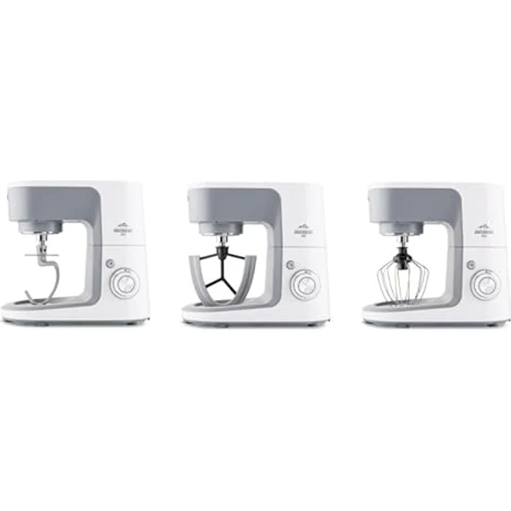 ETA Küchenmaschine Gratussino Bravo III, 1200W, 8 Geschwindigkeitsstufen, Planetenrührsystem, PULSE-Taste, inkl. Mixer und Reibaufsatz, Edelstahlschüssel – Bild 4