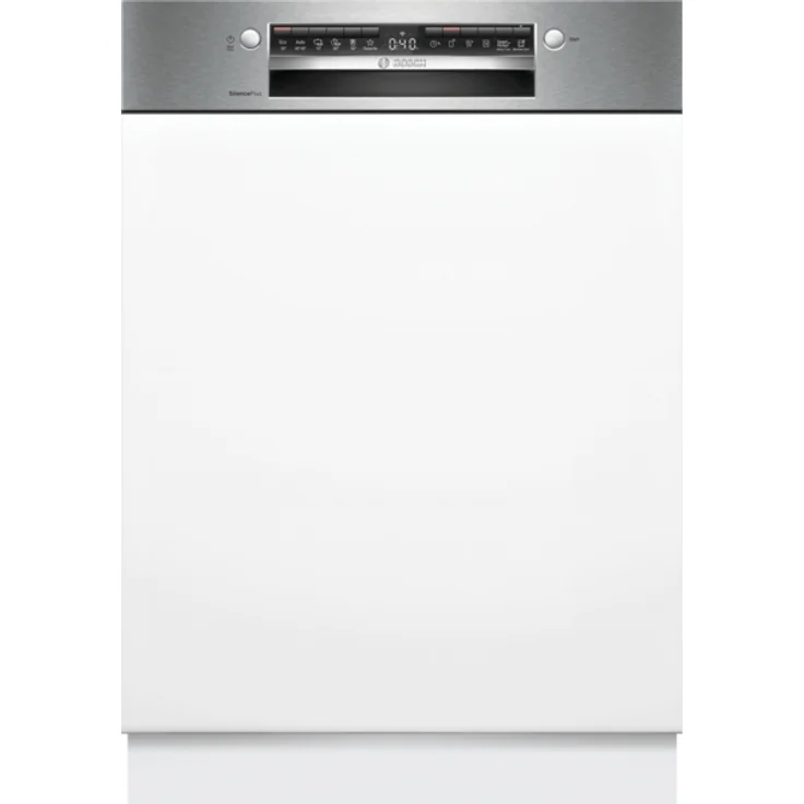 Bosch SBI4ECS28E, Teilintegrierter Geschirrspüler, 60 cm, gebürsteter Stahl, Energieeffizienzklasse A, XXL