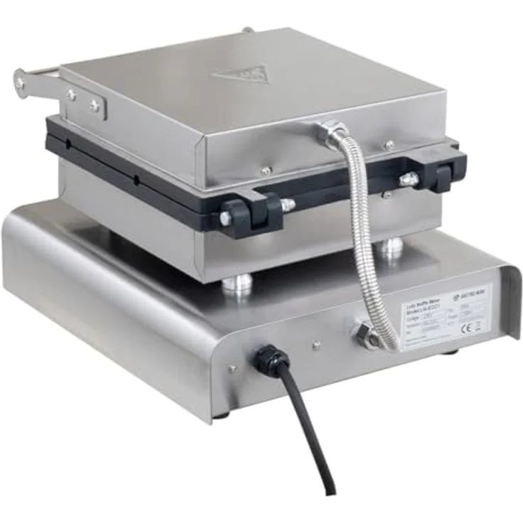 GastroHero Doppel Waffeleisen 2-in-1, 2x Ø18 cm, 2600 W, für Gastronomie und Imbisse – Bild 5
