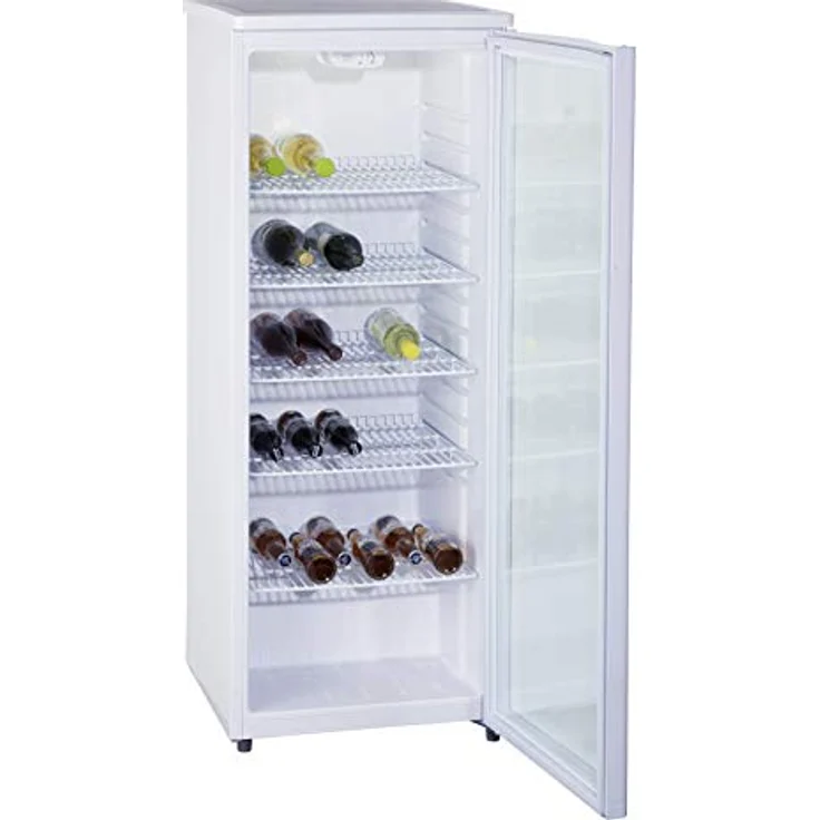 PKM GKS255 Getränkekühlschrank, freistehend, weiß, NoFrost, Breite 55 cm, Klimaklasse F – Bild 2