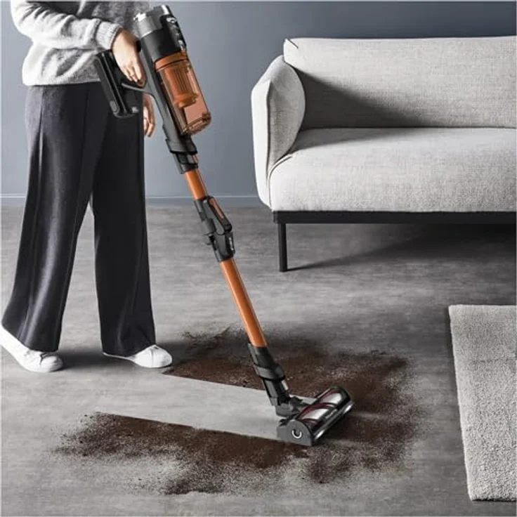 Rowenta XForce Flex 13.60 Akku-Stielstaubsauger, Anniversary Edition mit 150W Leistung und 60 Minuten Laufzeit, schwarz – Bild 2