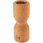 Rollholz Rollholz, Massagegerät, Pro Eiche - Faszienrolle aus nachhaltigem Holz, ergonomische Form, Handmade in Germany