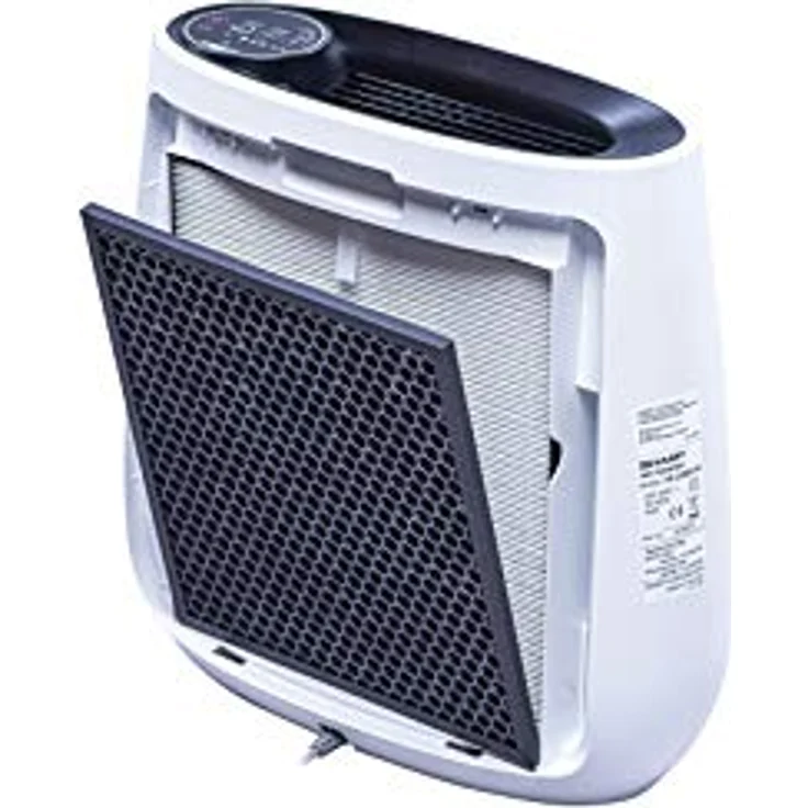 Sharp FPJ30EUB Luftreiniger mit Ventilator-Funktion Weiß, Schwarz (50 Watt, Raumgröße: 22 m², HEPA-Filter, Geruchsfilter) – Bild 9