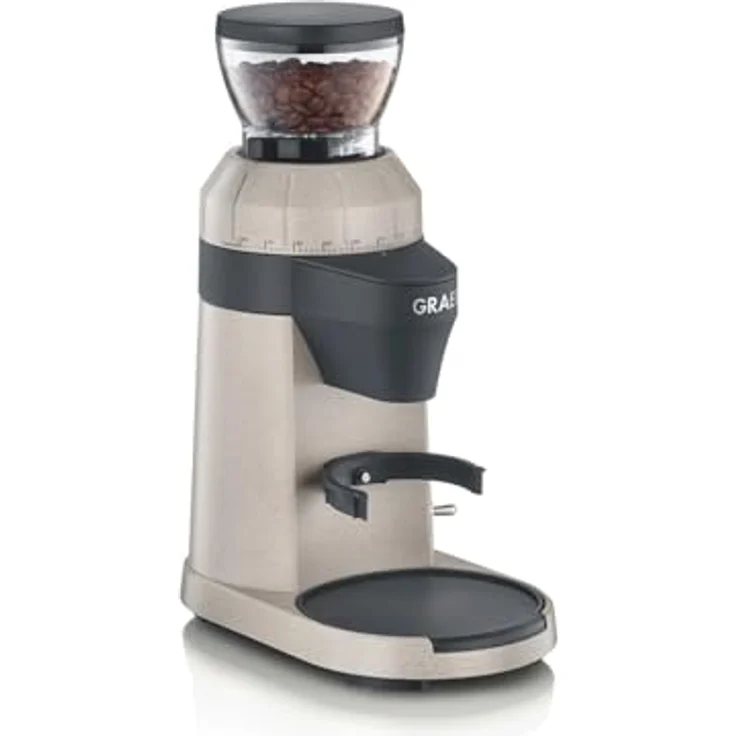 Graef Kaffeemühle CM8011 | elektrische Bohnenmühle mit LED Beleuchtung | Mahlgradeinstellung für Bohnenkaffee | 350g Füllmenge | dipped-sand – Bild 2