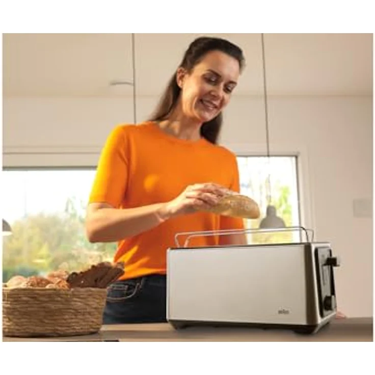 Braun HT 5220 BK, Toaster mit mehreren Bräunungsstufen, schwarz – Bild 4