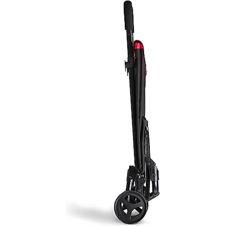 Gimi Einkaufswagen New Twin 4 Rollen, Tasche aus Polyester mit Kordelzugverschluss, 4 Rollen ermöglichen einen einfachen Transport, Schwarz – Bild 3