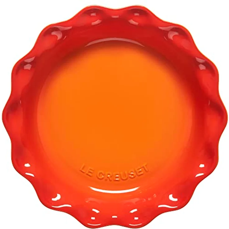 LE CREUSET Pie-Form ofenrot, 23 cm, aus hochwertigem Steinzeug, spülmaschinen- und mikrowellengeeignet – Bild 3