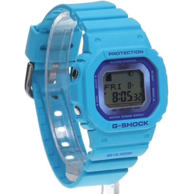 CASIO G-SHOCK Chronograph GLX-S5610-2ER, digitale Quarzuhr, stoßfest, robust, urbanes Design, blau – Bild 6