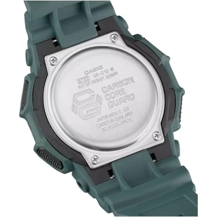 CASIO G-SHOCK Chronograph, Quarzuhr, digital, Herrenuhr, Resinband, 20 bar Wasserdichte, schwarz – Bild 4