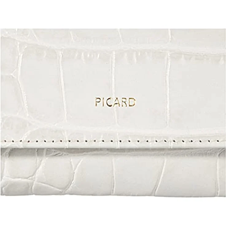 Picard, Damen Portemonnaie, aus mit Krokoprägung aus Leder, in der Farbe Kiesel/Grau, aus der Serie Weimar 1, 731680V048 – Bild 3