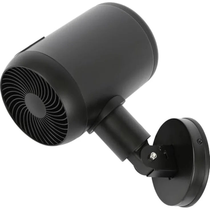 Lucci AIR JET DC Wandventilator, leistungsstark und platzsparend, schwenkbar, schwarz – Bild 2