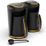 Inca 2X Kaffeemaschine Wonder Serie Touch-Control-Schalter, Filterkaffeemaschine