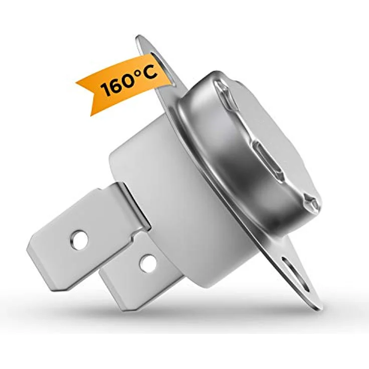 VIOKS Thermostat Temperaturbegrenzer Klixon Ersatz für 5432530 5432531, Sicherheitsthermostat 160°C für Wärmepumpentrockner und Ablufttrockner, hochwertige Materialien, leicht installierbar – Bild 2