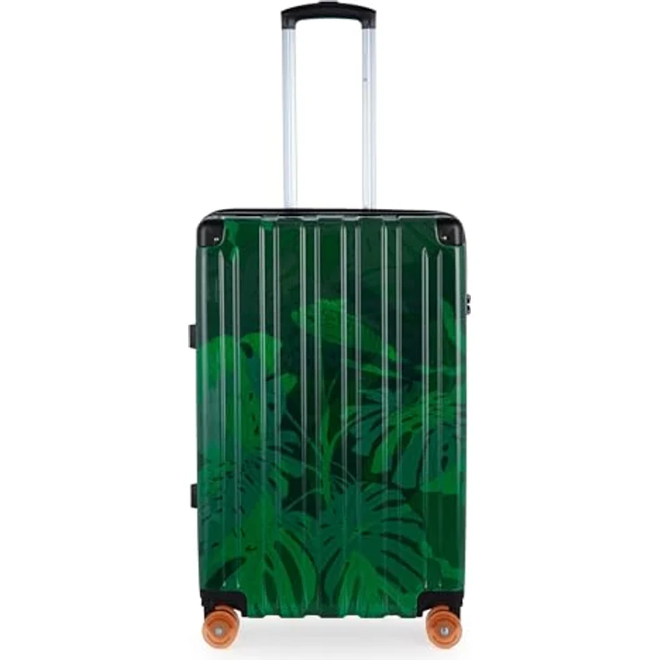 Hauptstadtkoffer Q-Damm 3er Kofferset, Handgepäck 54 cm + mittelgroßer Koffer 68 cm + großer Reisekoffer 78 cm, Hartschale ABS, TSA, Design Floral – Bild 2